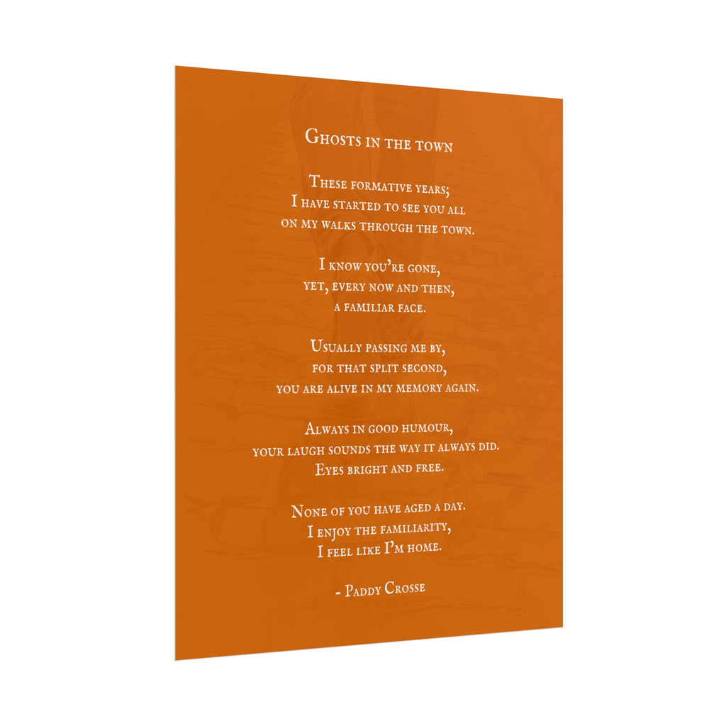 "Ghosts in the town" - Original Poem and Artwork