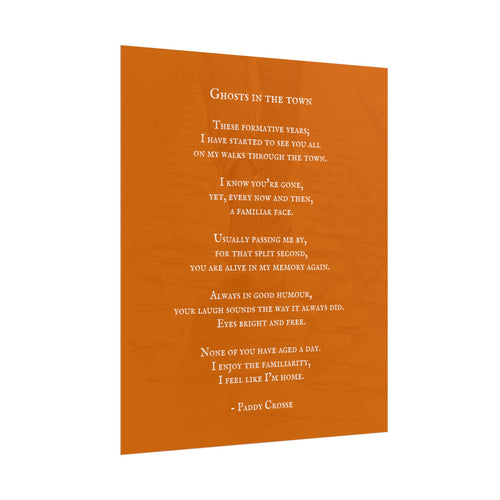 "Ghosts in the town" - Original Poem and Artwork