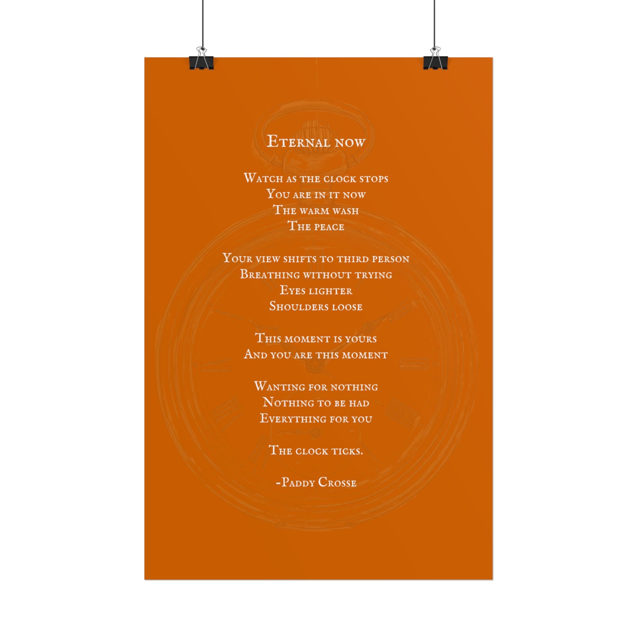 "Eternal Now" - Original Poem and Artwork