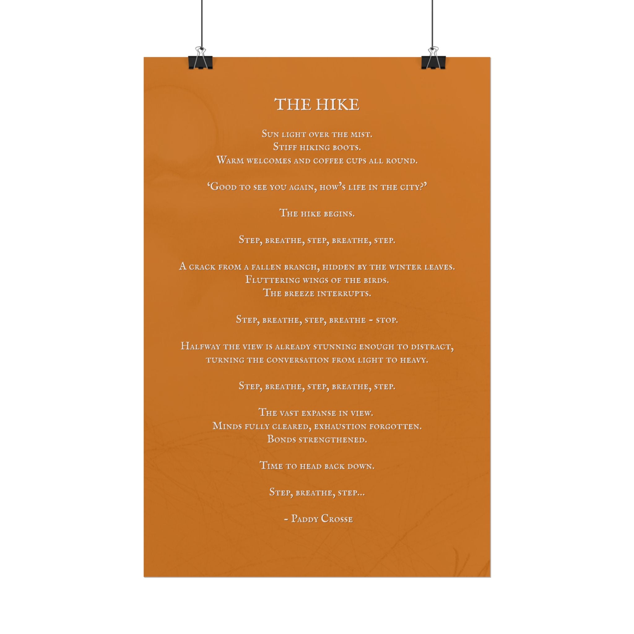 "The Hike" - Original Poem and Artwork