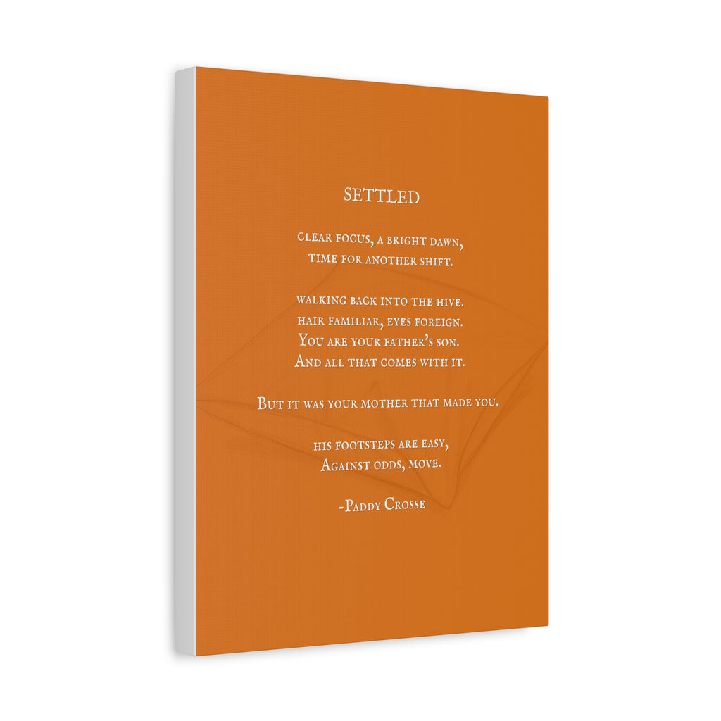 Settled - Canvas Print