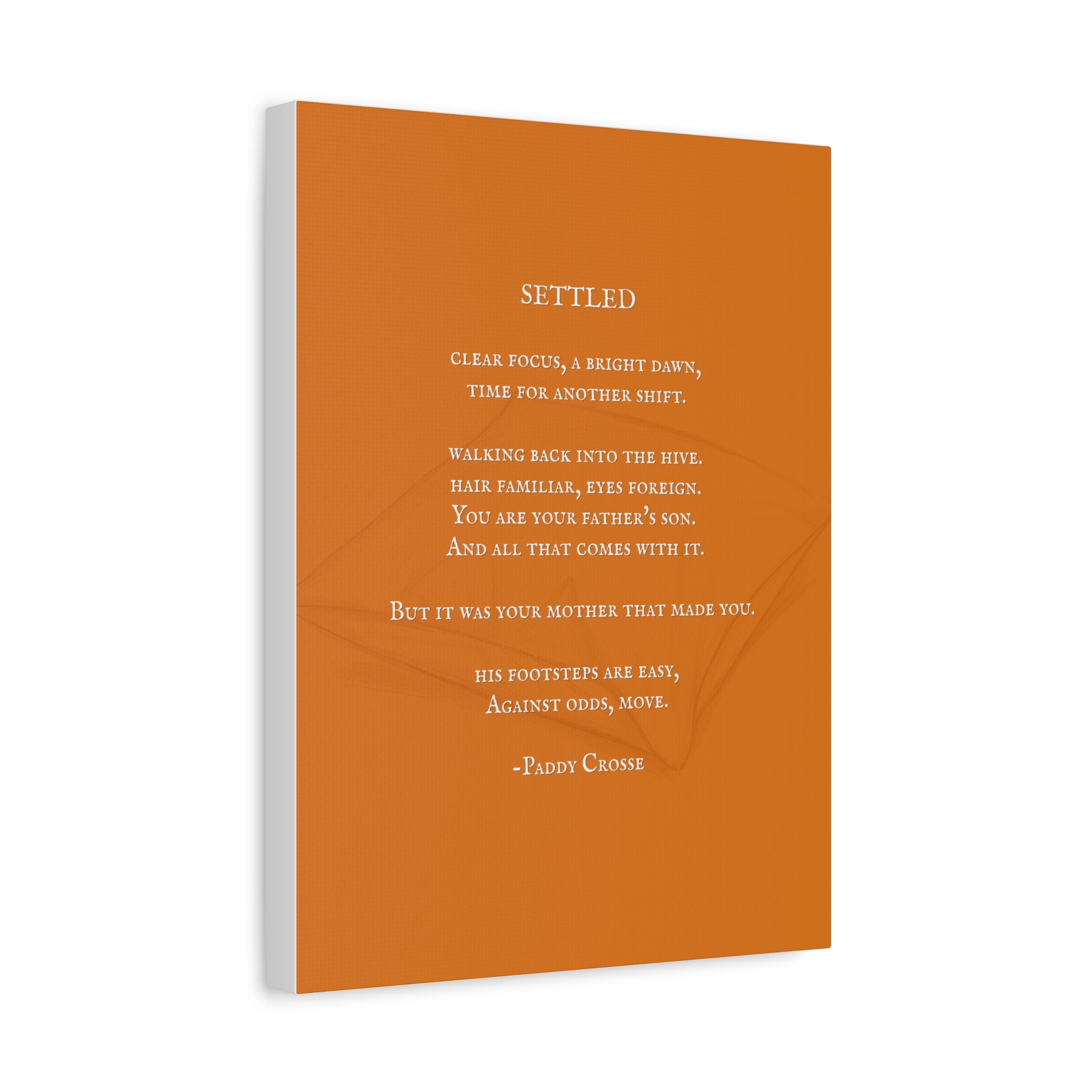 Settled - Canvas Print