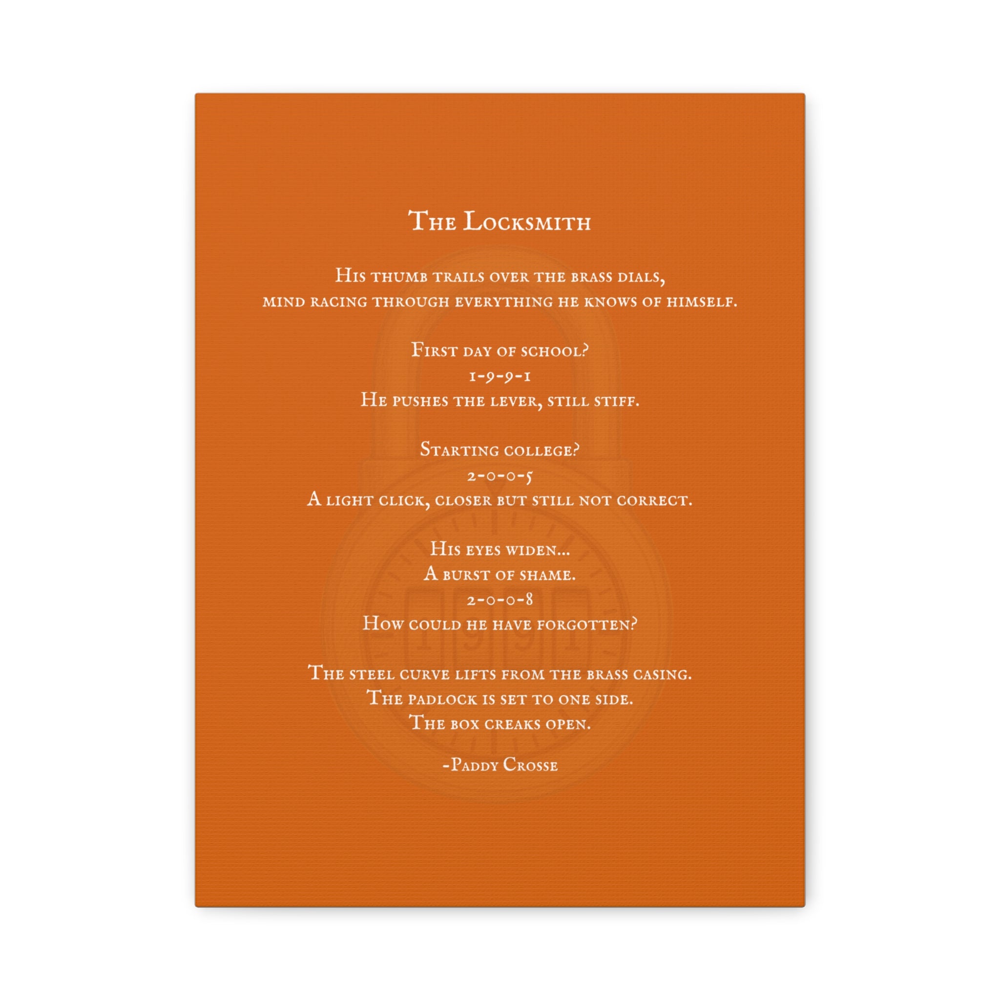 The Locksmith - Canvas Print