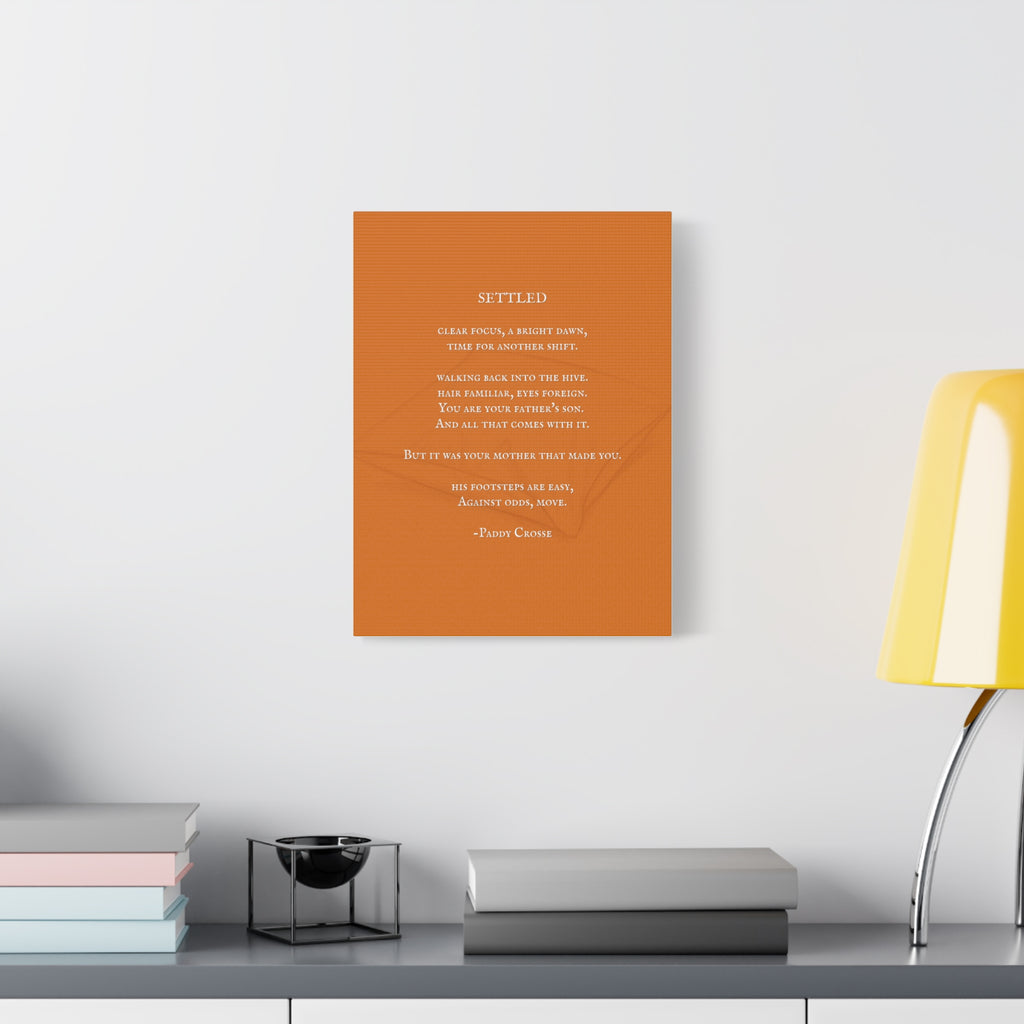 Settled - Canvas Print
