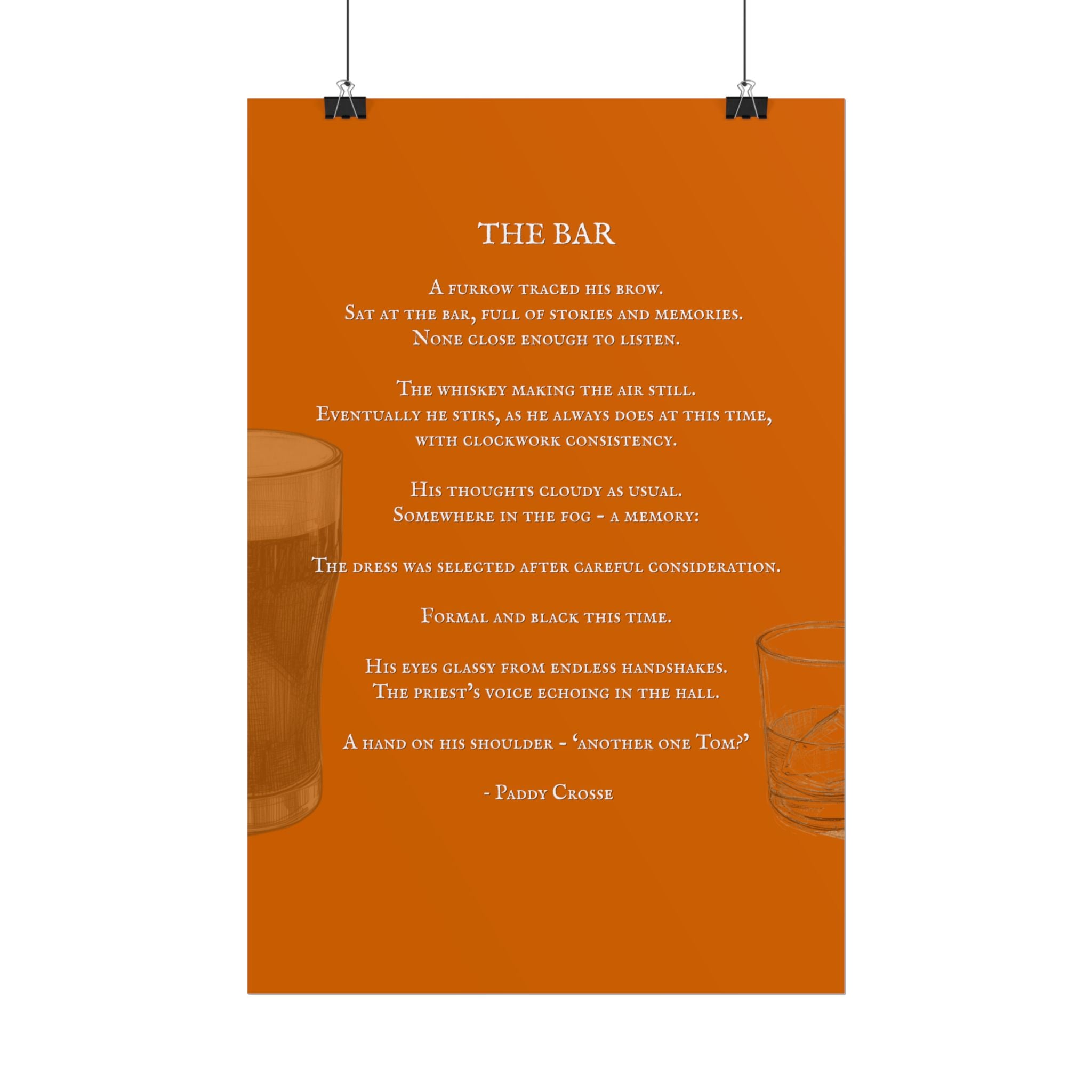 "The Bar" - Original Poem and Artwork