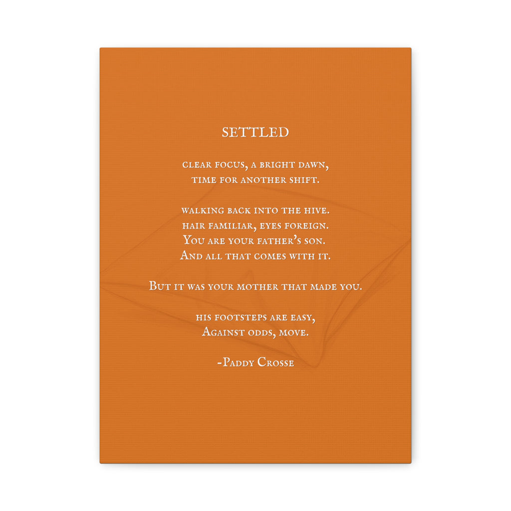 Settled - Canvas Print
