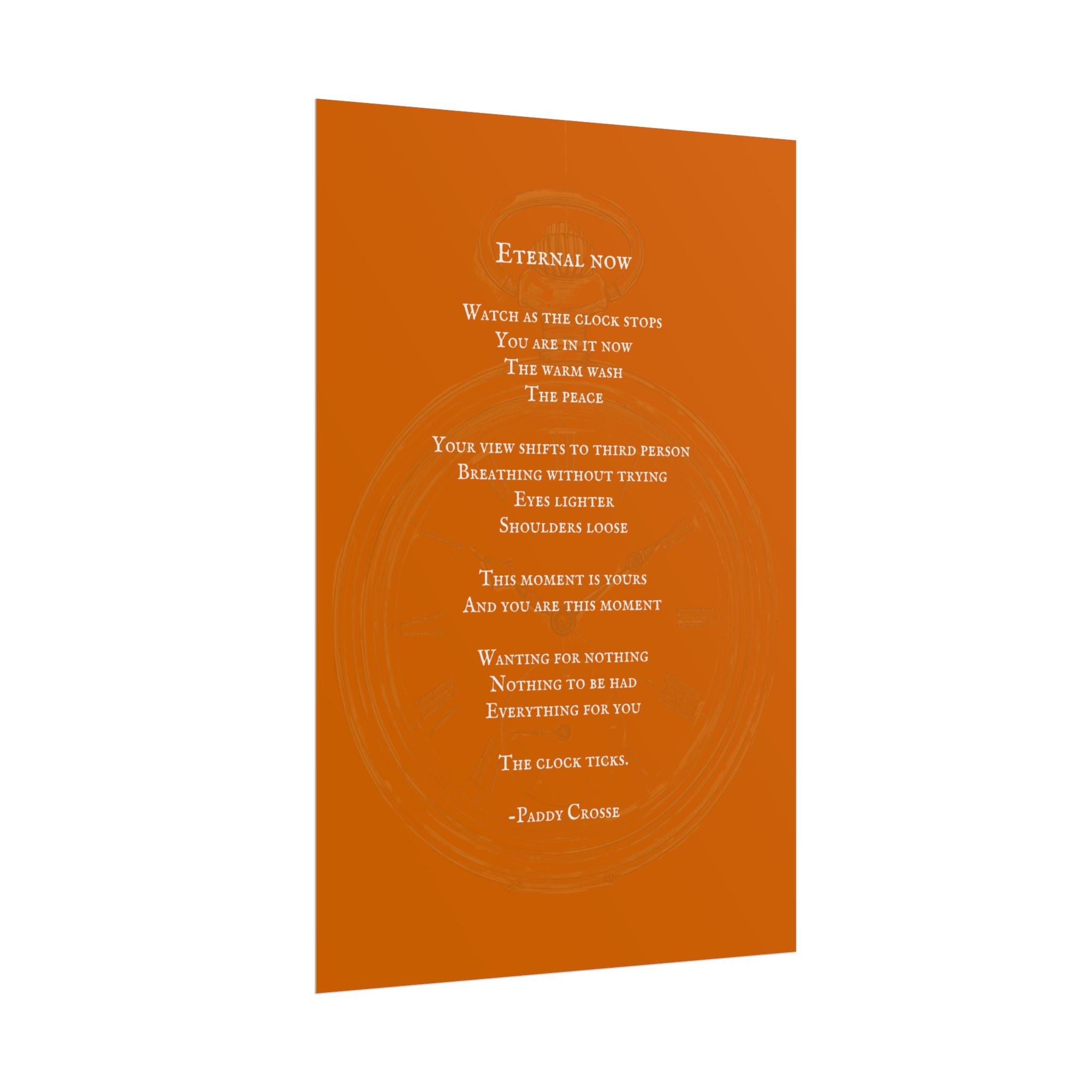 "Eternal Now" - Original Poem and Artwork