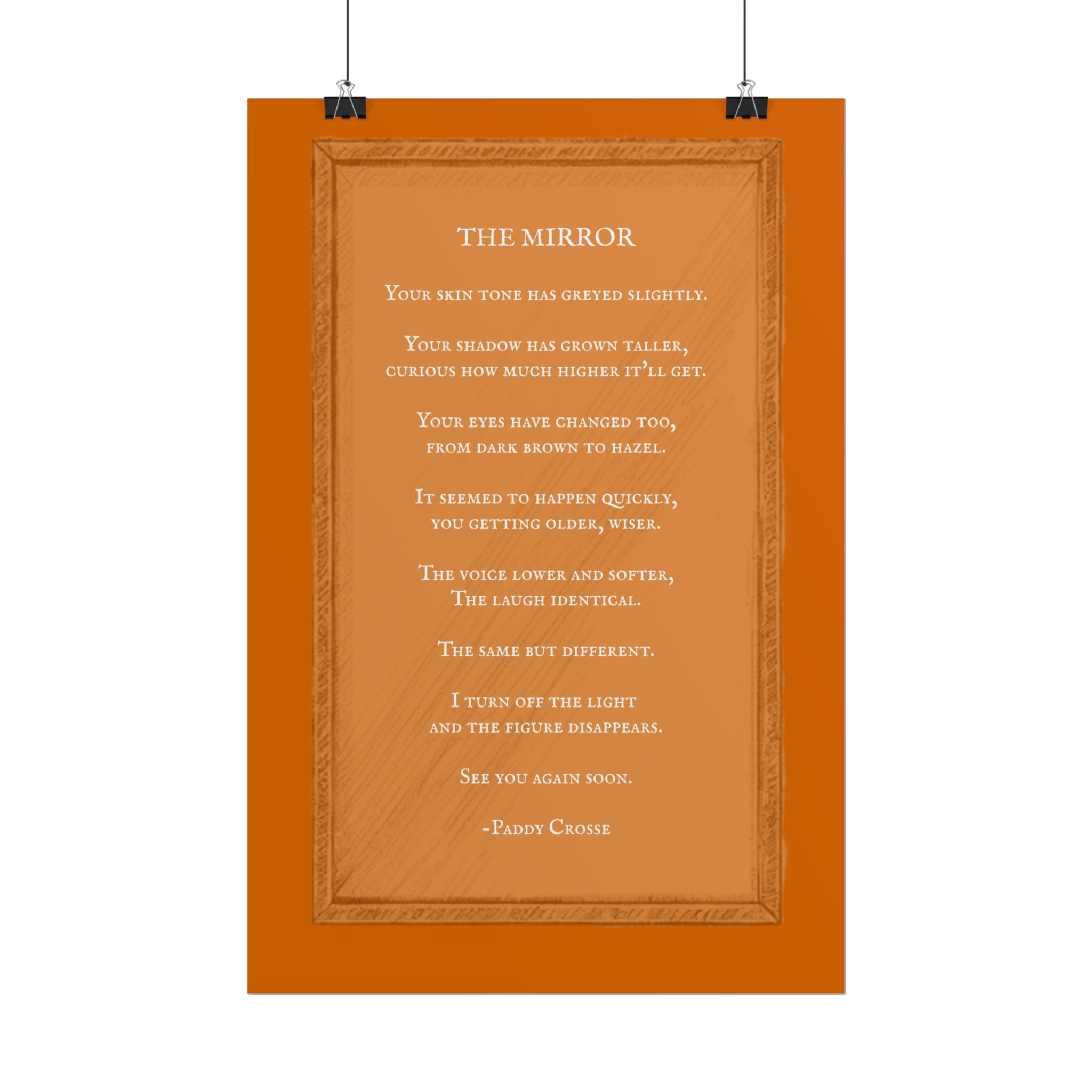 "The Mirror" - Original Poem and Artwork