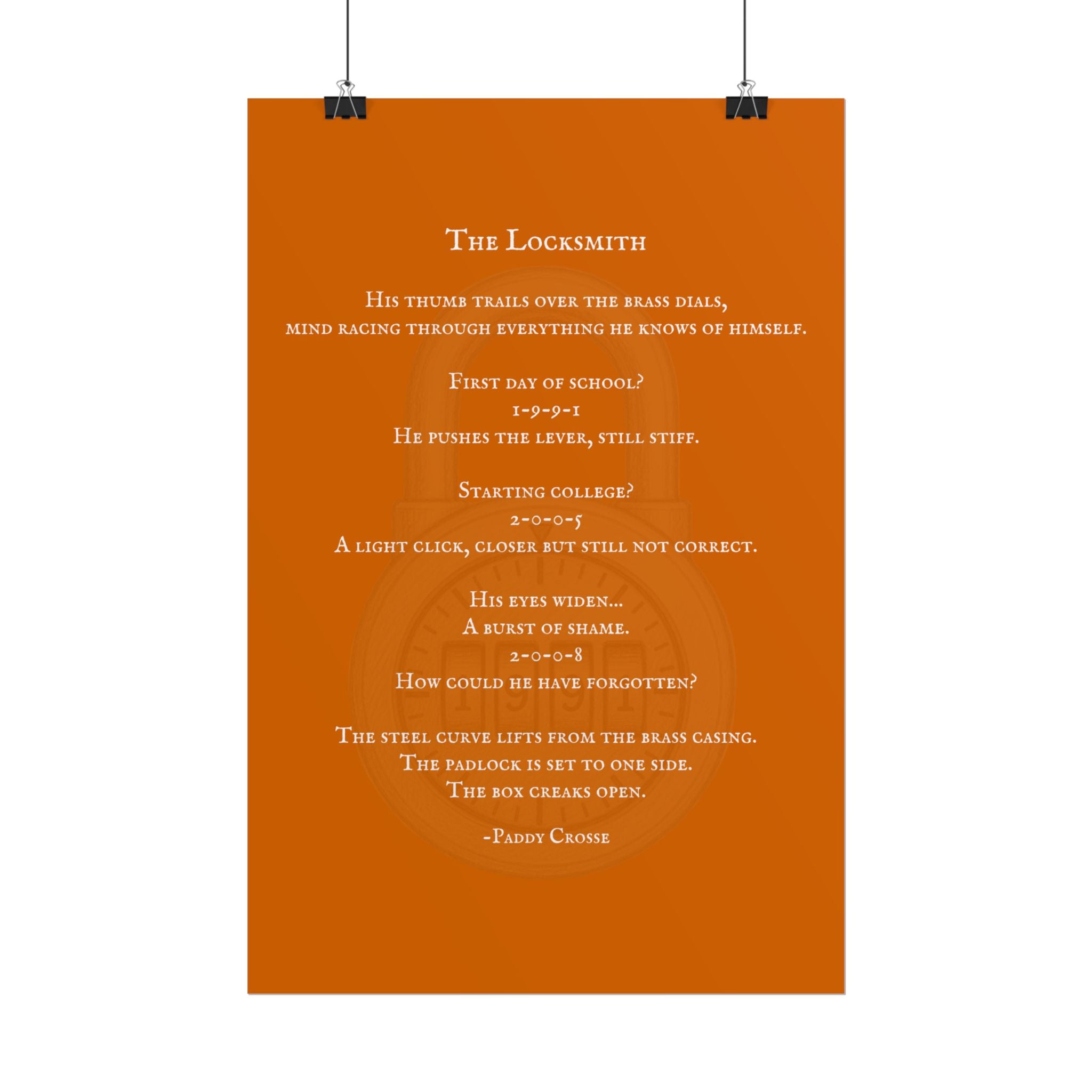 "The Locksmith" - Original Poem and Artwork