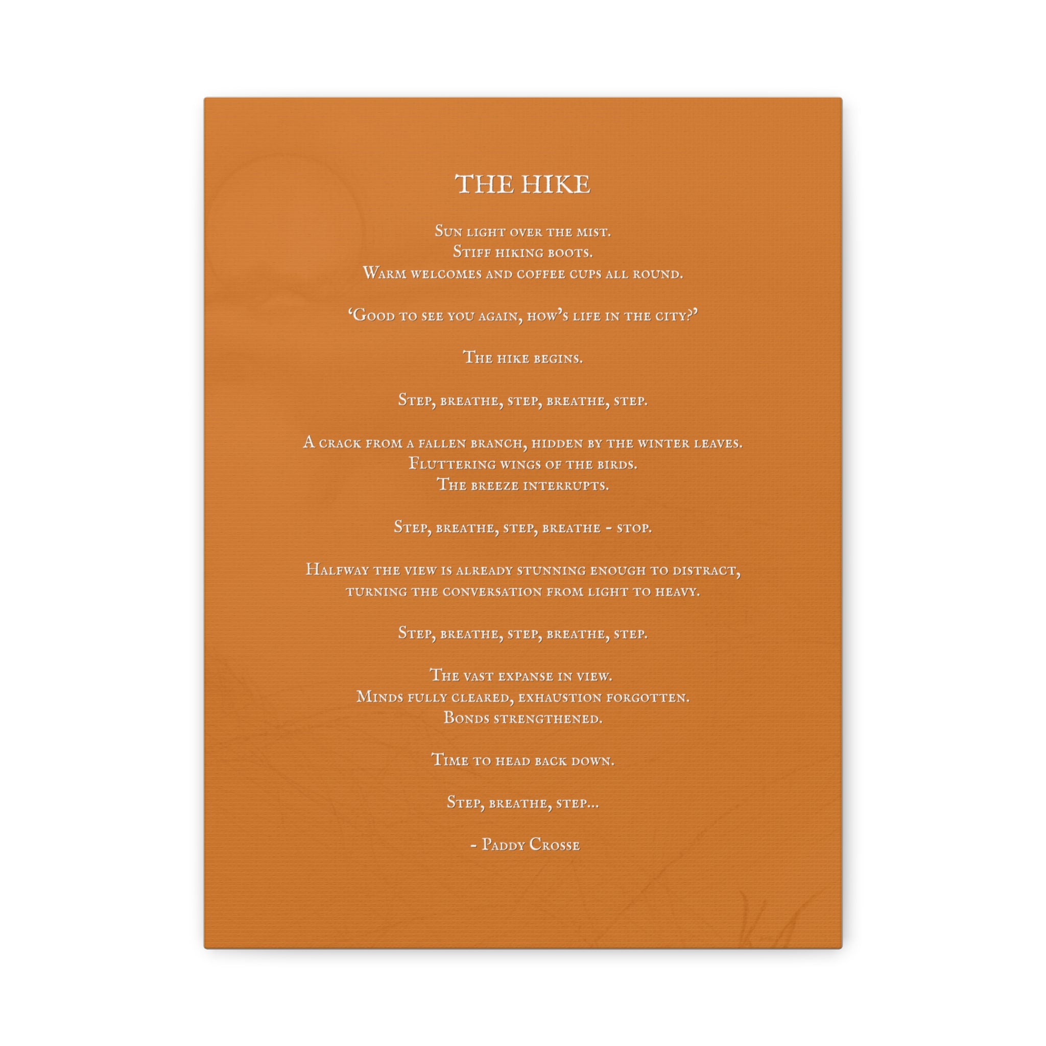 The Hike - Canvas Print