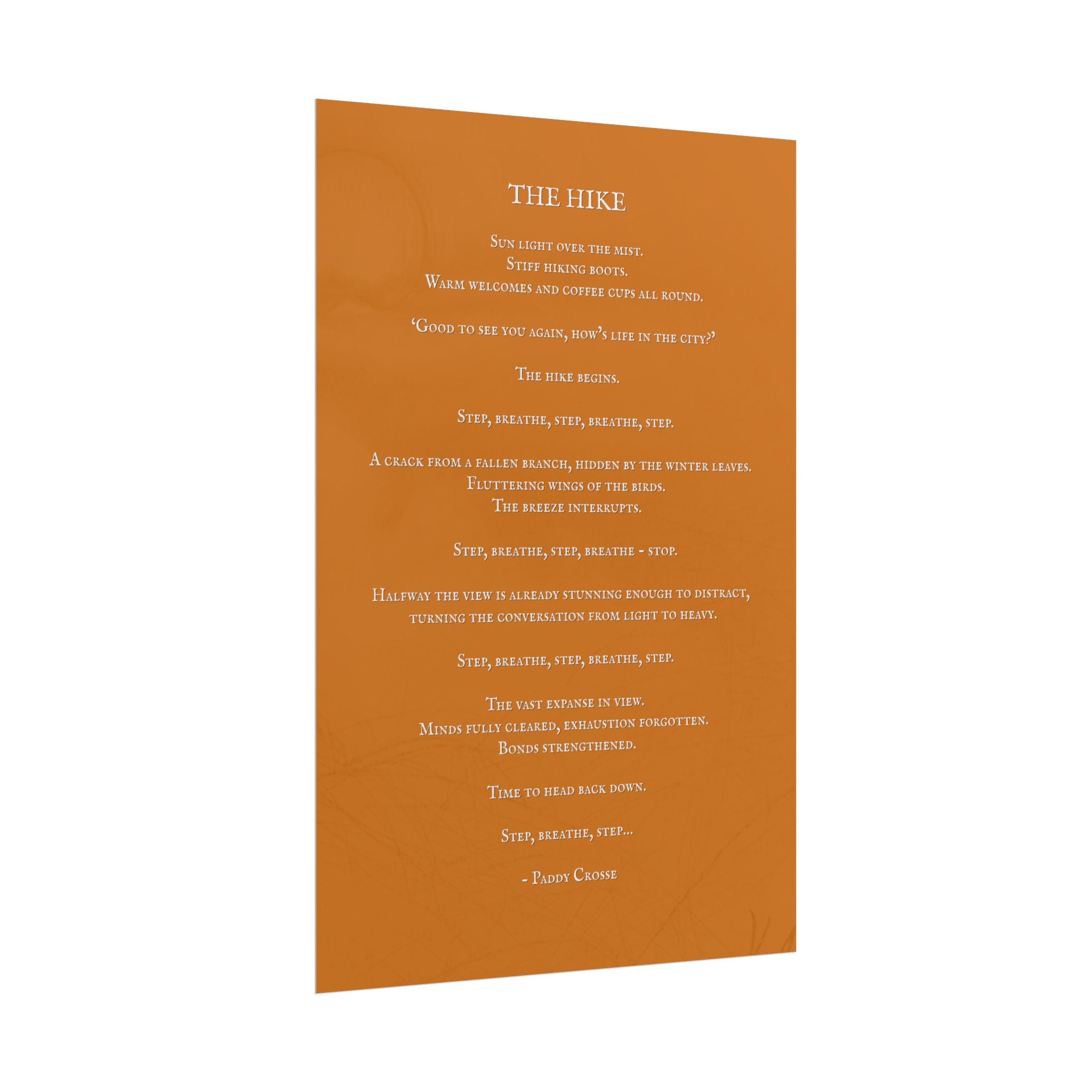 "The Hike" - Original Poem and Artwork